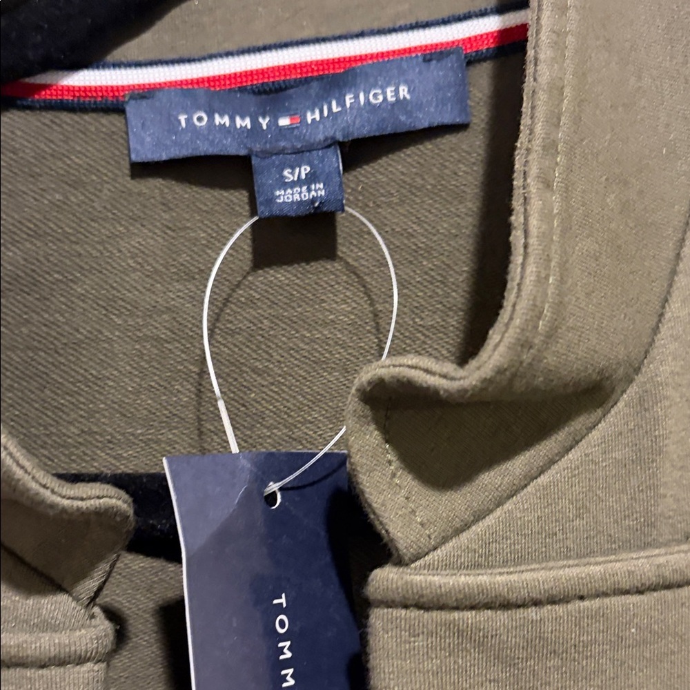 Tommy Hilfiger Olive Double-Breasted Jacket - Picture 2 of 3